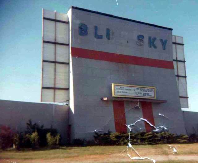 Blue Sky Drive-In Theatre - Late 1960S Shot From Linda Hughes (newer photo)
